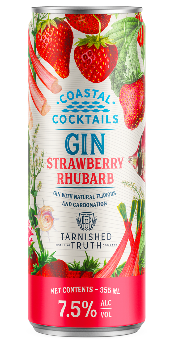 Gin Strawberry Rhubarb